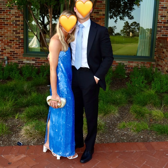 Staud Casey Dress Cornflower - Picture 5 of 5